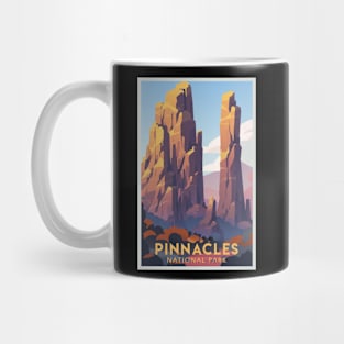 Pinnacles National Park Travel Poster Mug